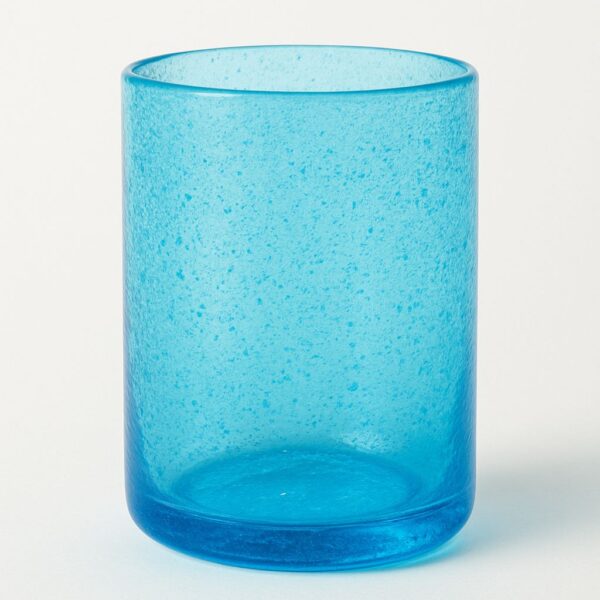 Handmade Recycled Glass Tumbler – Blue