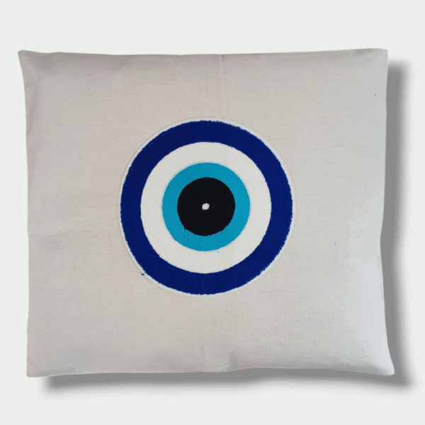 Natural Jute & Cotton Pillow Cover