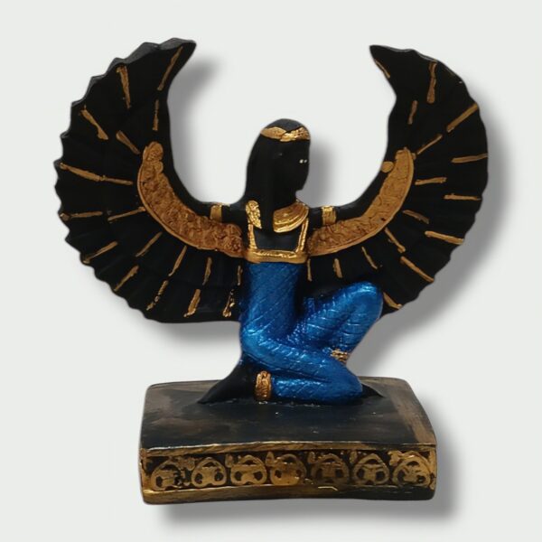 Winged Isis Miniature Statue - 9 cm Height