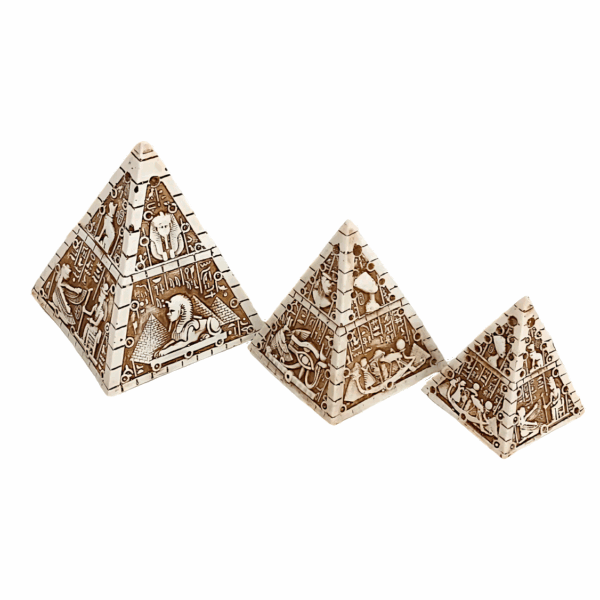 Miniature Egyptian Pyramid Set (3 Pieces)