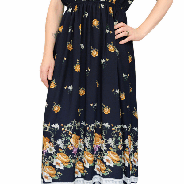 Midnight Garden Maxi Dress