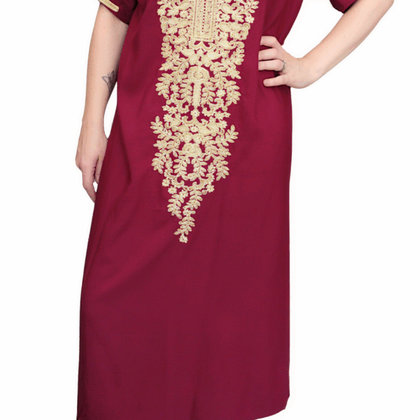 Golden Bloom Kaftan