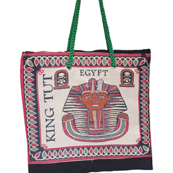 Egyptian-Themed Tapestry Tote Bags